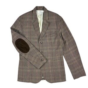 Micah Cohen Shades of Gray Plaid Sport Coat